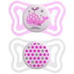 Chupeta PhysioForma Light Lumi Rosa 2pçs (0-6m) - Chicco