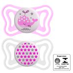 Chupeta PhysioForma Light Lumi Rosa 2pçs (0-6m) - Chicco