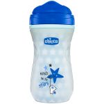 Copo Térmico Brilha no Escuro Shiny Cup 266ml (14m+) Azul - Chicco