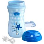 Copo Térmico Brilha no Escuro Shiny Cup 266ml (14m+) Azul - Chicco