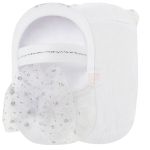 Meia Sapatilha para bebê Laço Gliter Branca - Puket