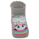 Kit com 3 meias Soquete para bebê Unicórnio - Puket