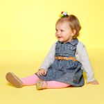 Meia calça para bebe em algodão Rosa - Puket