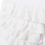 Meia Calça para bebê em algodão Babadinhos Branca - Puket