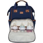 Mochila Maternidade Multifuncional Denver Marinho - Just Baby