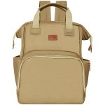 Mochila Maternidade Multifuncional Vichy Bege - Just Baby