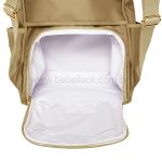 Mochila Maternidade Multifuncional Vichy Bege - Just Baby