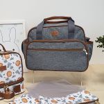 Bolsa Maternidade para bebê Denver Cinza - Just Baby