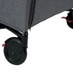 Berço Desmontável Moonlight 2 Woven Anthracite (0-20kg) - ABC Design