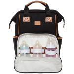 Mochila Maternidade Multifuncional Denver Preto - Just Baby