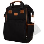 Mochila Maternidade Multifuncional Denver Preto - Just Baby