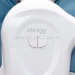 Cadeira Moisés Aconchego com Vibração e Sons Cinza (0-18kg) - Clingo