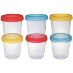 Potes Easy para Armazenamento de Leite Materno e Papinhas 6un - Clingo