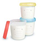 Potes Easy para Armazenamento de Leite Materno e Papinhas 6un - Clingo