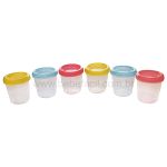 Potes Easy para Armazenamento de Leite Materno e Papinhas 6un - Clingo