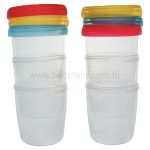 Potes Easy para Armazenamento de Leite Materno e Papinhas 6un - Clingo