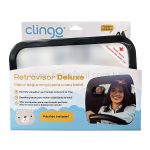 Espelho Retrovisor Retangular para Carro Deluxe - Clingo