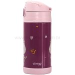 Garrafa Térmica Inox Parede Dupla Keep Milky 270ml (6m+) - Clingo