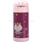 Garrafa Térmica Inox Parede Dupla Keep Milky 270ml (6m+) - Clingo