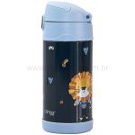 Garrafa Térmica Inox Parede Dupla Keep Leão Luke 270ml (6m+) - Clingo