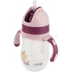 Copo com Alça e Canudo de Silicone Milky 220ml (6m+) - Clingo