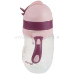 Copo com Alça e Canudo de Silicone Milky 220ml (6m+) - Clingo