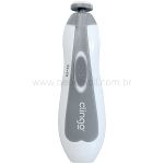 Kit Lixa de Unha Elétrico Deluxe Cinza (0m+) - Clingo