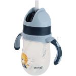 Copo com Alça e Canudo de Silicone Leão Luke 220ml (6m+) - Clingo