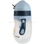 Copo com Alça e Canudo de Silicone Leão Luke 220ml (6m+) - Clingo