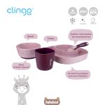 Kit Alimentação Daily 4 em 1 Rosa (6m+) - Clingo