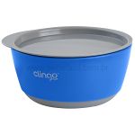 Kit 2 Tigelas com Tampa Colors Azul (6m+) - Clingo