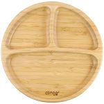 Prato de Bambu com Divisórias e Ventosa Green (6m+) - Clingo