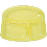 Kit 3 Pratos com Divisórias para bebê Colors (6m+) - Clingo
