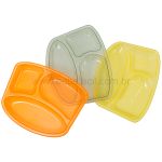 Kit 3 Pratos com Divisórias para bebê Colors (6m+) - Clingo