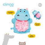 Esponja Infantil para Banho Hipopótamo (0m+) - Clingo