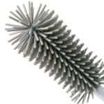 Escova para Mamadeira Premium em Silicone Cinza (0m+) - Clingo