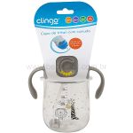 Copo de Tritan c/ Canudo Zoo 300ml (6m+) - Clingo