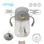 Copo de Tritan c/ Canudo Zoo 300ml (6m+) - Clingo