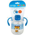 Copo de Tritan c/ Canudo Tigre 300ml (6m+) - Clingo