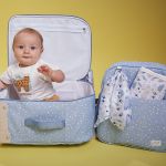 Mochila Maternidade para bebê Bunny Azul - Just Baby