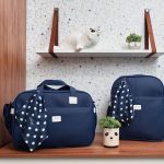 Bolsa Maternidade para bebê Candy Marinho - Just Baby