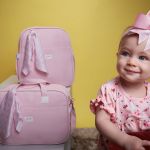 Bolsa Maternidade para bebê Candy Rosa - Just Baby