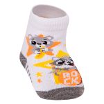 Kit com 3 meias Soquete para bebê Raposinha Rock - Puket