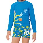 Conjunto de banho para bebê Polvo: Camiseta Surfista + Sunga - Puket