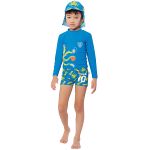 Conjunto de banho para bebê Polvo: Camiseta Surfista + Sunga - Puket