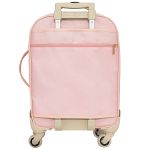 Mala de Bordo com rodinhas + Mochila Maternidade Colorê Rosa - Just Baby