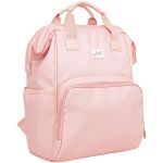 Mala de Bordo com rodinhas + Mochila Maternidade Colorê Rosa - Just Baby