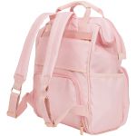 Mala de Bordo com rodinhas + Mochila Maternidade Colorê Rosa - Just Baby