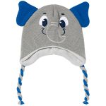 Kit Touca e Meia Soquete para bebê em lã Elefantinho - Puket
