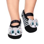 Meia Sapatilha para bebê c/ aplique LED Guaxinim - Puket